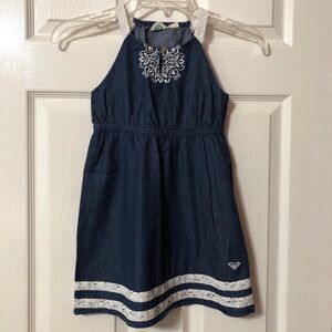 Girls Dress Size 6X Roxy Denim Dress